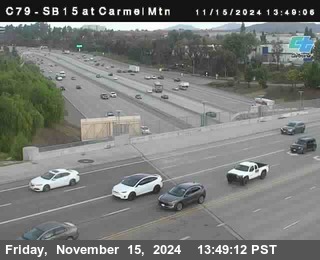 NB 15 at Carmel Mountain Rd.