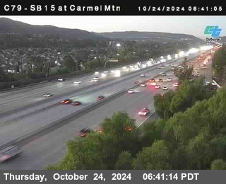 NB 15 at Carmel Mountain Rd.