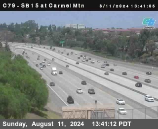 NB 15 at Carmel Mountain Rd.