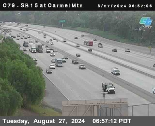 NB 15 at Carmel Mountain Rd.