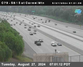 NB 15 at Carmel Mountain Rd.