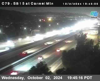 NB 15 at Carmel Mountain Rd.