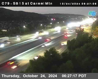 NB 15 at Carmel Mountain Rd.