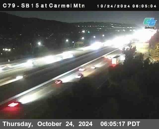 NB 15 at Carmel Mountain Rd.