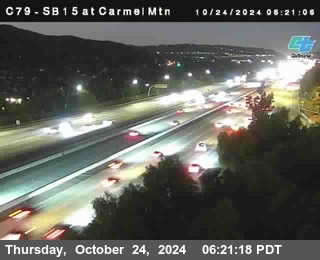 NB 15 at Carmel Mountain Rd.