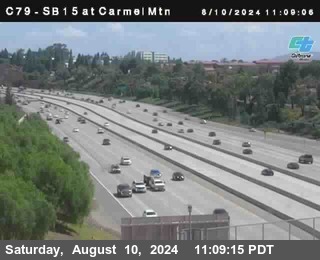 NB 15 at Carmel Mountain Rd.