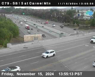 NB 15 at Carmel Mountain Rd.