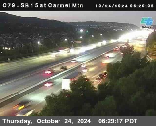 NB 15 at Carmel Mountain Rd.