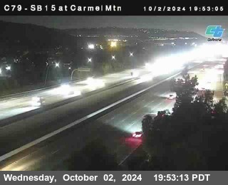 NB 15 at Carmel Mountain Rd.