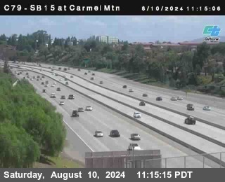 NB 15 at Carmel Mountain Rd.