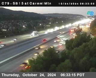 NB 15 at Carmel Mountain Rd.