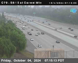 NB 15 at Carmel Mountain Rd.