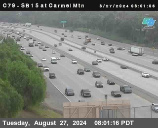 NB 15 at Carmel Mountain Rd.