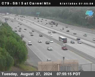 NB 15 at Carmel Mountain Rd.