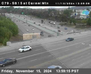 NB 15 at Carmel Mountain Rd.