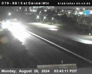 NB 15 at Carmel Mountain Rd.