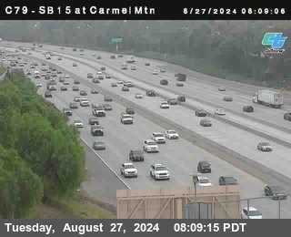 NB 15 at Carmel Mountain Rd.