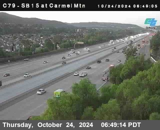 NB 15 at Carmel Mountain Rd.