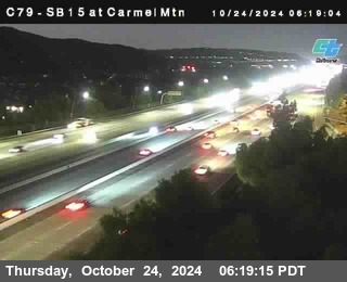 NB 15 at Carmel Mountain Rd.