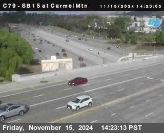 NB 15 at Carmel Mountain Rd.