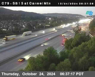 NB 15 at Carmel Mountain Rd.