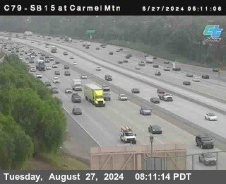 NB 15 at Carmel Mountain Rd.