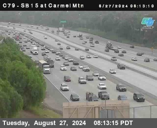 NB 15 at Carmel Mountain Rd.