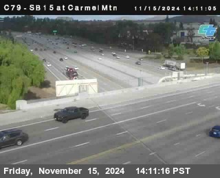 NB 15 at Carmel Mountain Rd.