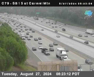 NB 15 at Carmel Mountain Rd.