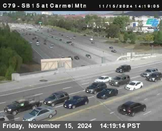 NB 15 at Carmel Mountain Rd.