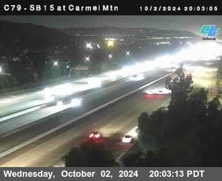 NB 15 at Carmel Mountain Rd.