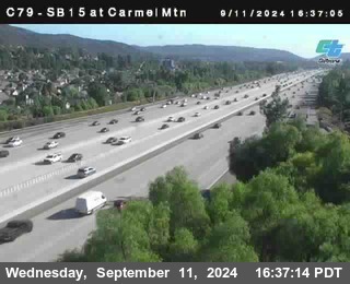 NB 15 at Carmel Mountain Rd.