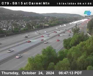 NB 15 at Carmel Mountain Rd.