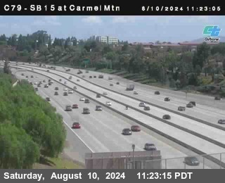 NB 15 at Carmel Mountain Rd.