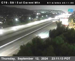 NB 15 at Carmel Mountain Rd.