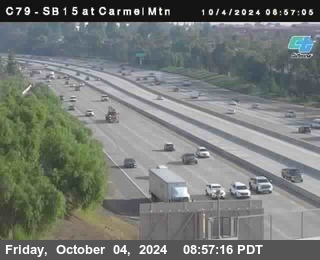 NB 15 at Carmel Mountain Rd.