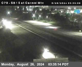 NB 15 at Carmel Mountain Rd.