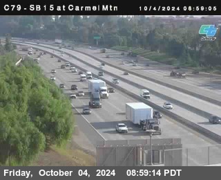 NB 15 at Carmel Mountain Rd.