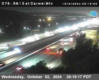 NB 15 at Carmel Mountain Rd.