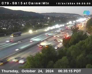 NB 15 at Carmel Mountain Rd.