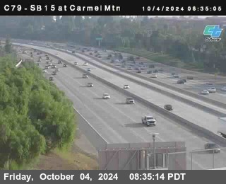 NB 15 at Carmel Mountain Rd.