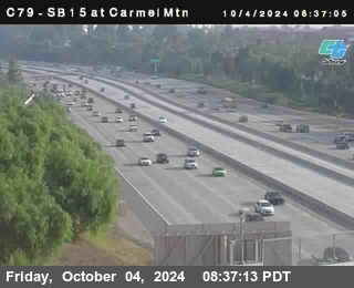 NB 15 at Carmel Mountain Rd.