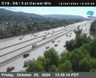 NB 15 at Carmel Mountain Rd.