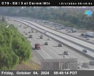 NB 15 at Carmel Mountain Rd.