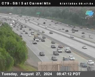 NB 15 at Carmel Mountain Rd.