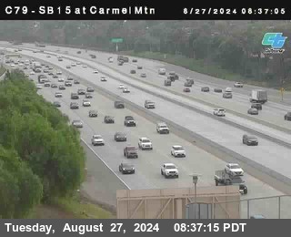 NB 15 at Carmel Mountain Rd.