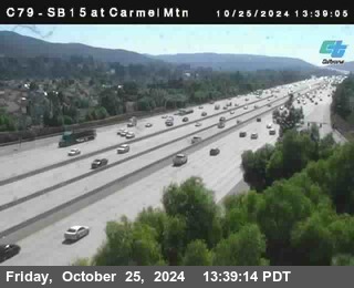 NB 15 at Carmel Mountain Rd.