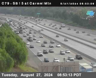 NB 15 at Carmel Mountain Rd.