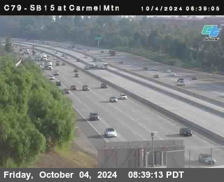 NB 15 at Carmel Mountain Rd.