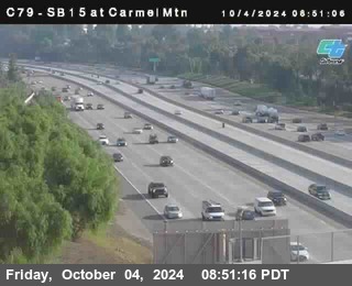 NB 15 at Carmel Mountain Rd.